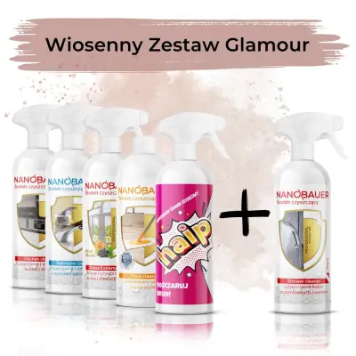 Wiosenny Zestaw Glamour - aż 6 produktów z gratisowym Płynem do kabin i dostawą