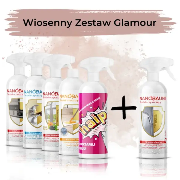 Wiosenny Zestaw Glamour - aż 6 produktów z gratisowym Płynem do kabin i dostawą