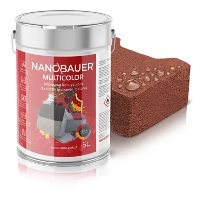 Impregnat koloryzujący do kostki brukowej, betonu NANOBAUER MULTICOLOR