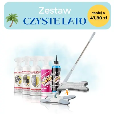 Zestaw Czyste Lato + Gratis mop i nakładka