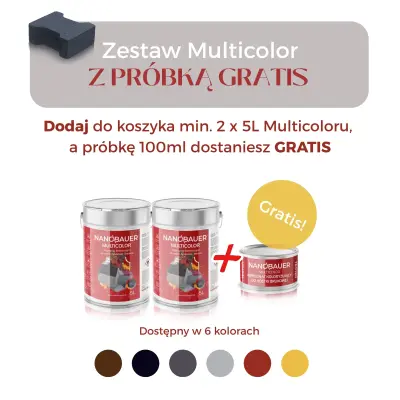 Zestaw Multicolor - próbka wybranego koloru gratis