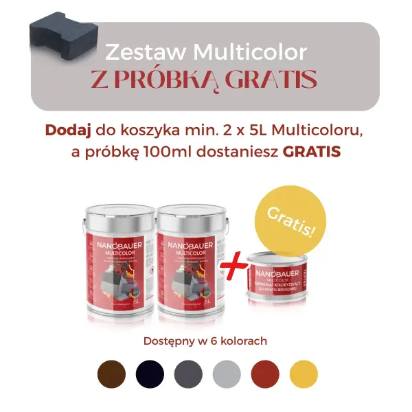 Zestaw Multicolor - próbka wybranego koloru gratis