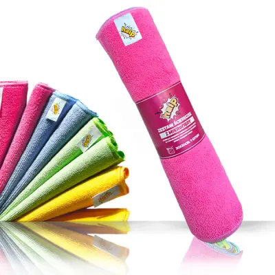 Komplet ścierek z mikrofibry w różnych kolorach