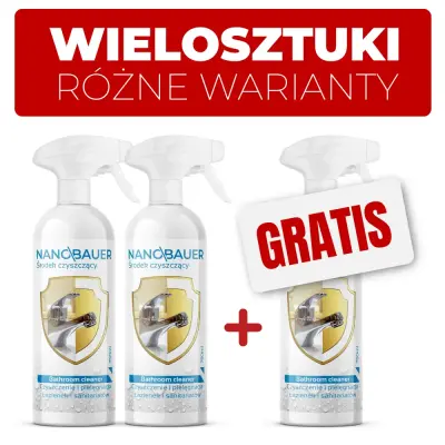 Płyn do mycia łazienki NANOBAUER BATHROOM CLEANER 750 ML