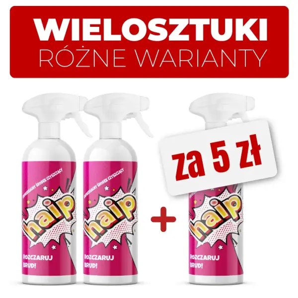 Uniwersalny płyn do sprzątania HAIP 750 ML + GRATIS ścierka mikrofibra